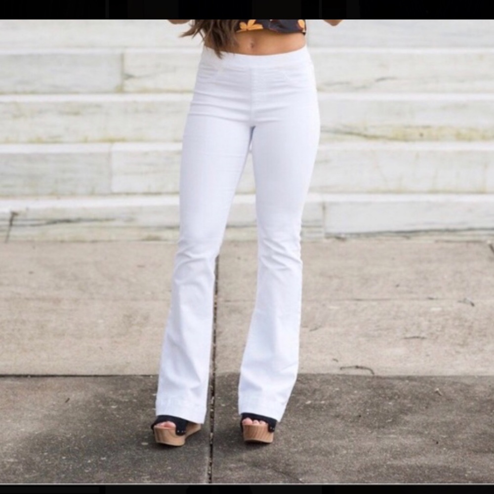 CELLO pull on flare jeans